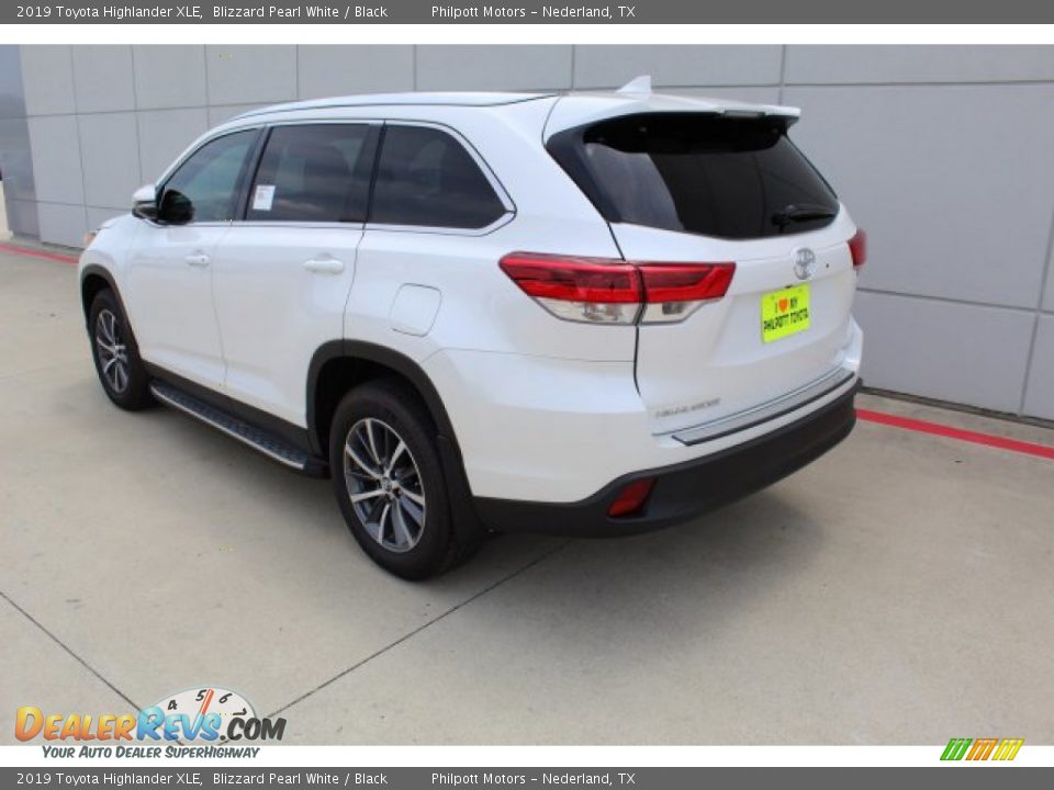 2019 Toyota Highlander XLE Blizzard Pearl White / Black Photo #6