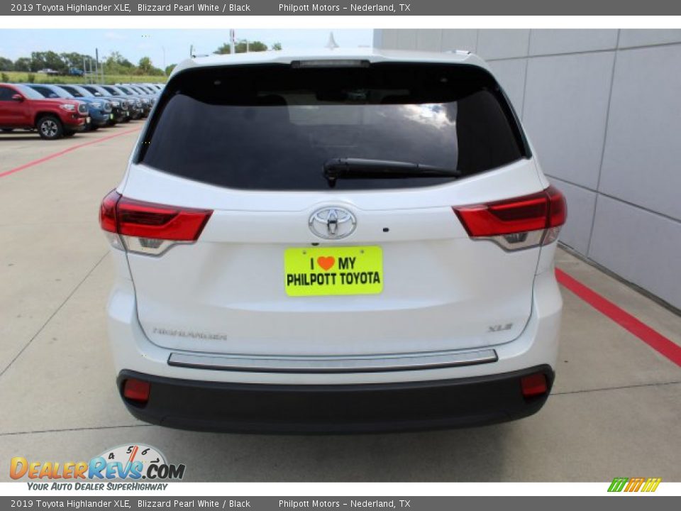 2019 Toyota Highlander XLE Blizzard Pearl White / Black Photo #7