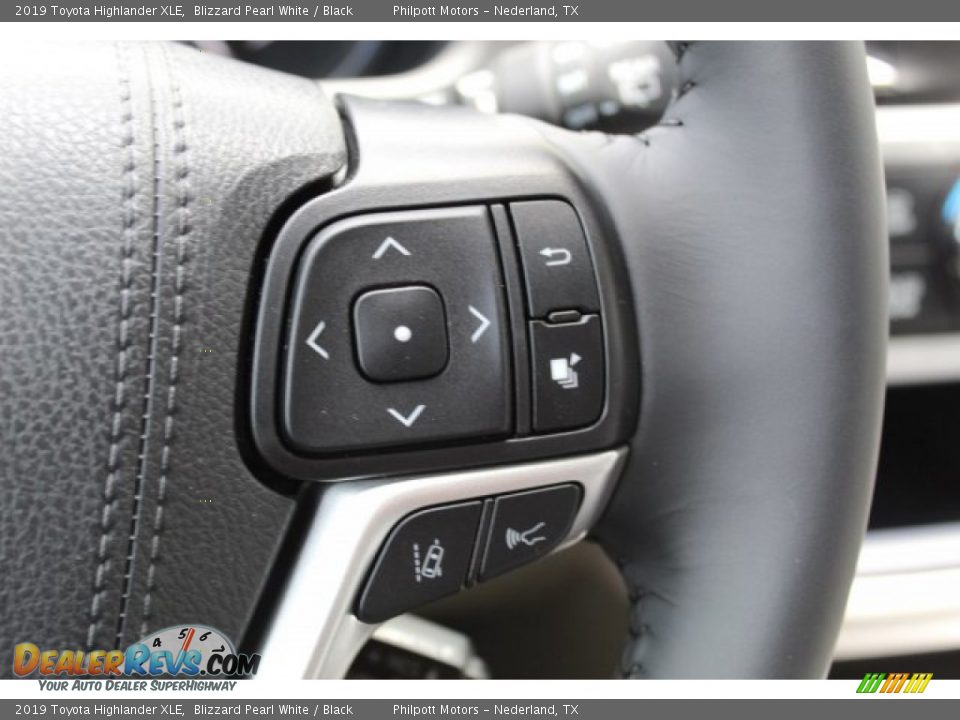 2019 Toyota Highlander XLE Blizzard Pearl White / Black Photo #13