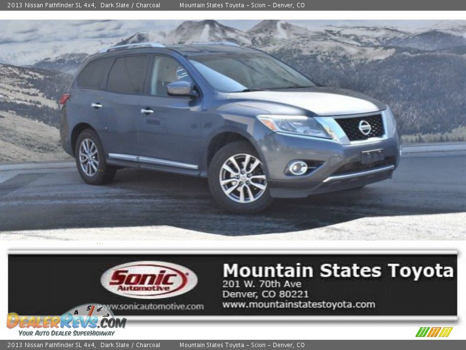 2013 Nissan Pathfinder SL 4x4 Dark Slate / Charcoal Photo #1