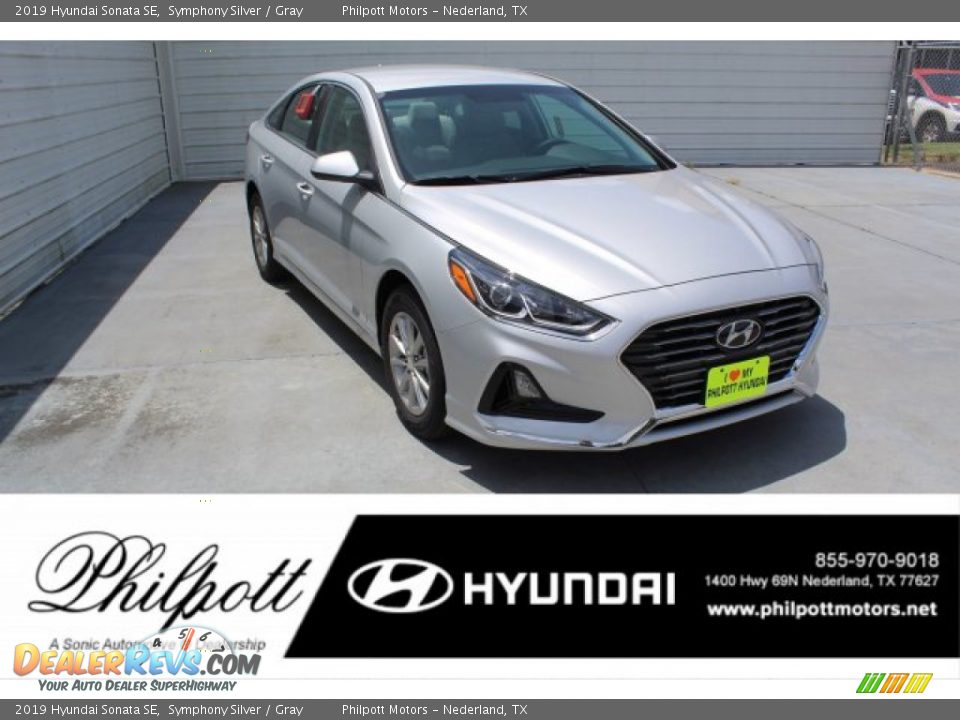 2019 Hyundai Sonata SE Symphony Silver / Gray Photo #1