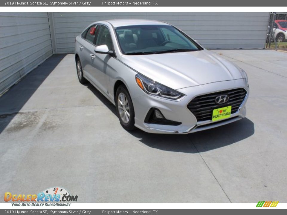 2019 Hyundai Sonata SE Symphony Silver / Gray Photo #2