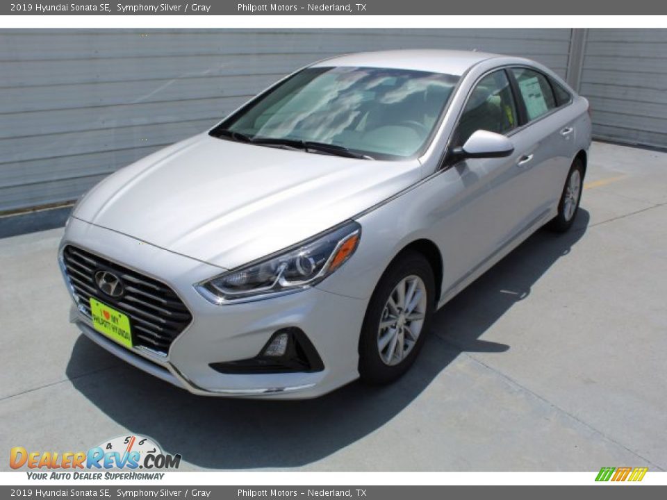 2019 Hyundai Sonata SE Symphony Silver / Gray Photo #4
