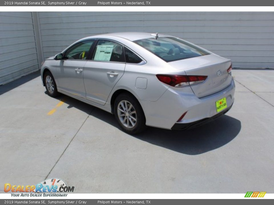 2019 Hyundai Sonata SE Symphony Silver / Gray Photo #5