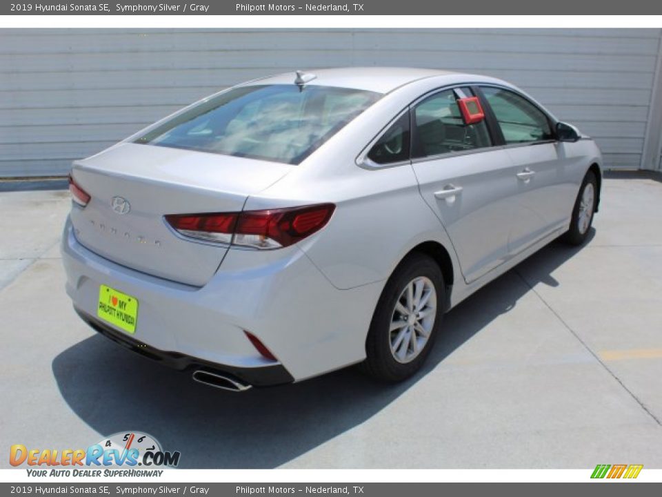 2019 Hyundai Sonata SE Symphony Silver / Gray Photo #7