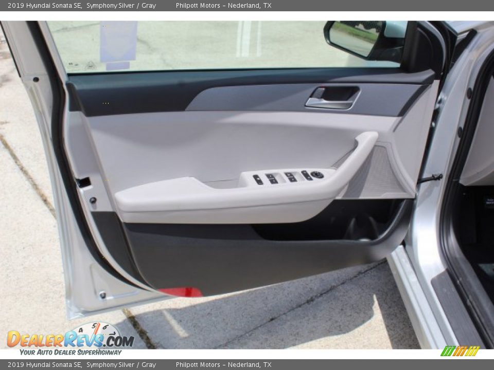 2019 Hyundai Sonata SE Symphony Silver / Gray Photo #8