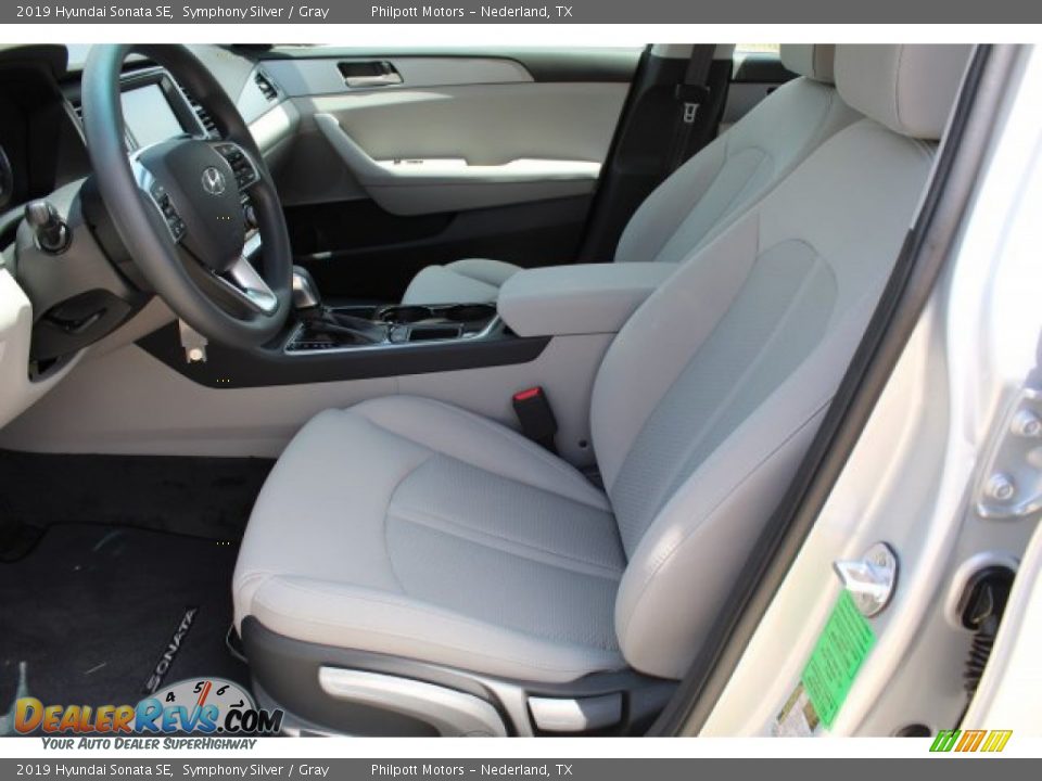 2019 Hyundai Sonata SE Symphony Silver / Gray Photo #9