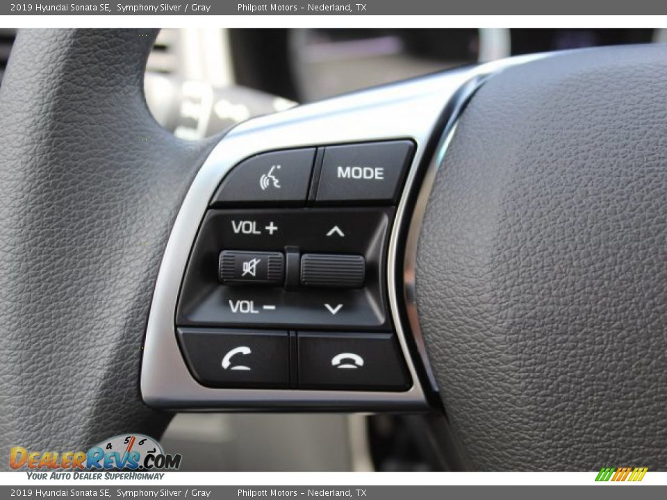 2019 Hyundai Sonata SE Symphony Silver / Gray Photo #10