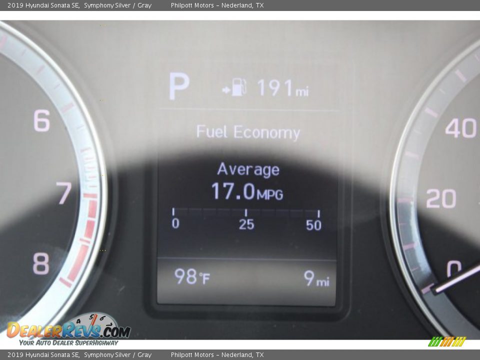 2019 Hyundai Sonata SE Symphony Silver / Gray Photo #13