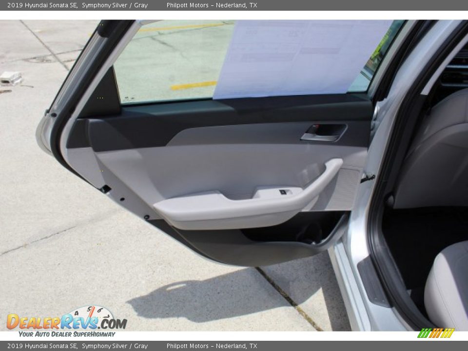 2019 Hyundai Sonata SE Symphony Silver / Gray Photo #16