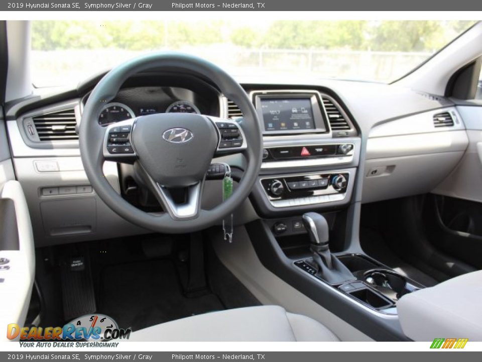2019 Hyundai Sonata SE Symphony Silver / Gray Photo #18