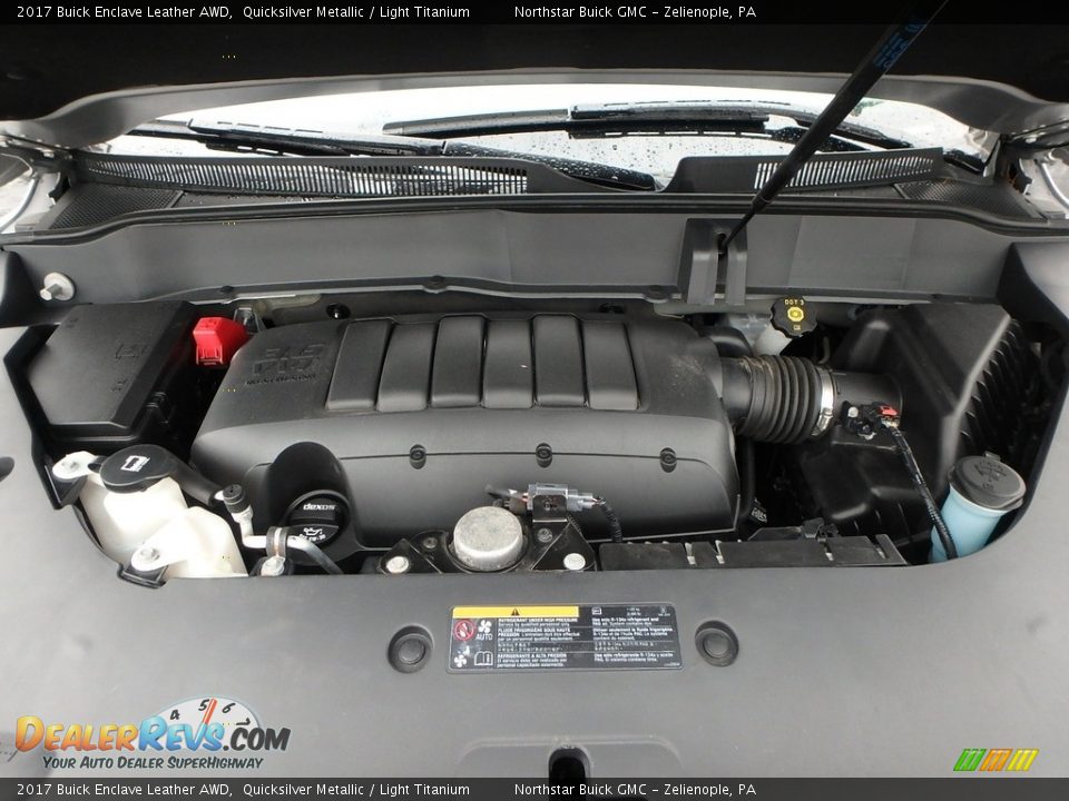 2017 Buick Enclave Leather AWD Quicksilver Metallic / Light Titanium Photo #2