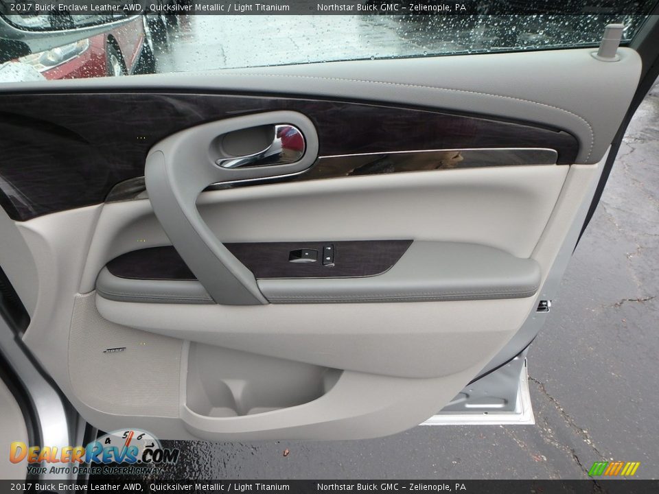 2017 Buick Enclave Leather AWD Quicksilver Metallic / Light Titanium Photo #6