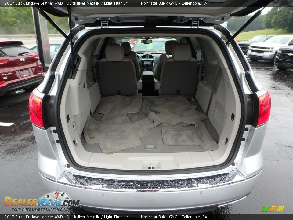 2017 Buick Enclave Leather AWD Quicksilver Metallic / Light Titanium Photo #10