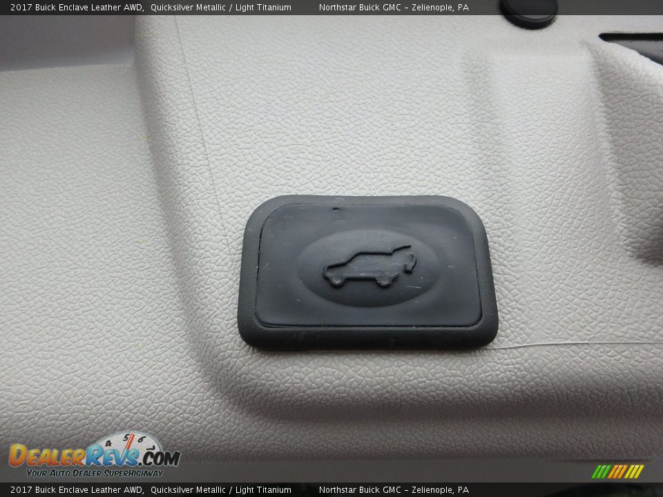 2017 Buick Enclave Leather AWD Quicksilver Metallic / Light Titanium Photo #11