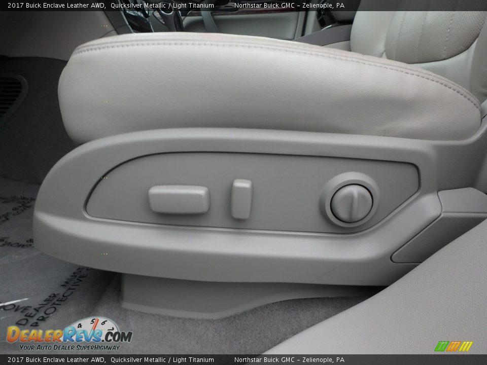 2017 Buick Enclave Leather AWD Quicksilver Metallic / Light Titanium Photo #15