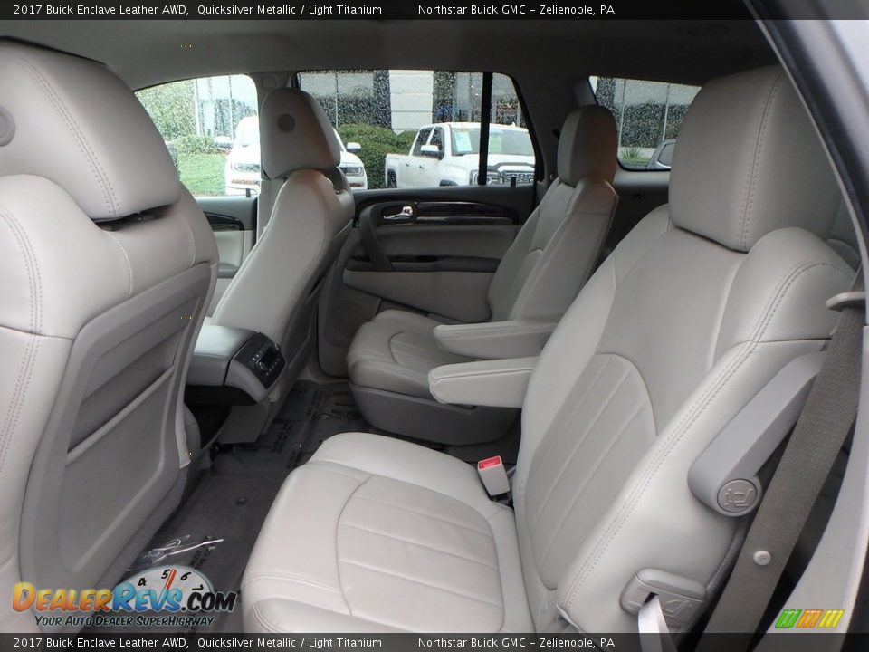 2017 Buick Enclave Leather AWD Quicksilver Metallic / Light Titanium Photo #18