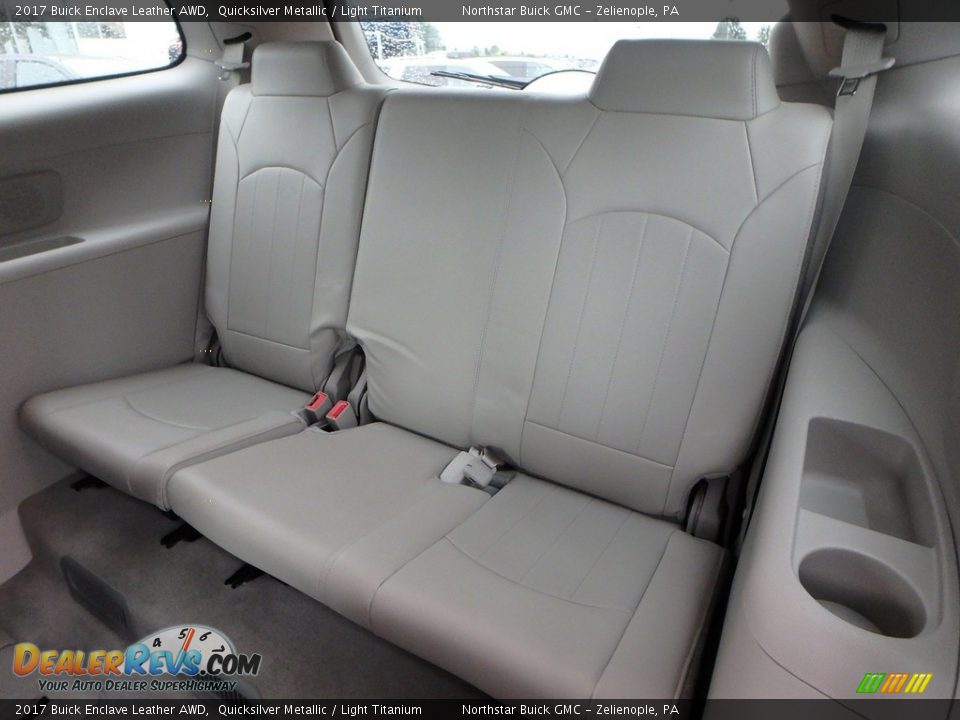 2017 Buick Enclave Leather AWD Quicksilver Metallic / Light Titanium Photo #19