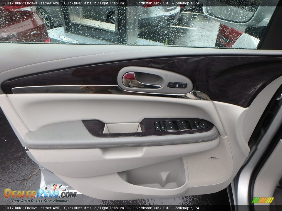 2017 Buick Enclave Leather AWD Quicksilver Metallic / Light Titanium Photo #22