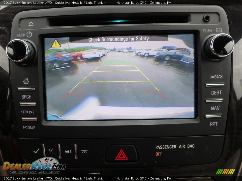 2017 Buick Enclave Leather AWD Quicksilver Metallic / Light Titanium Photo #26