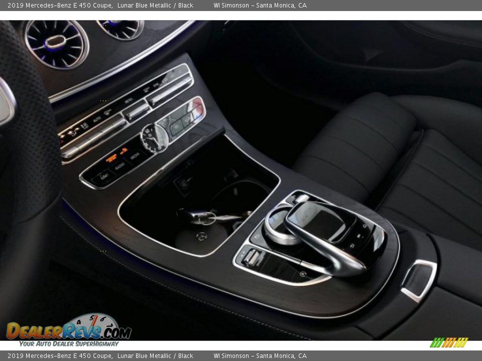 2019 Mercedes-Benz E 450 Coupe Lunar Blue Metallic / Black Photo #7