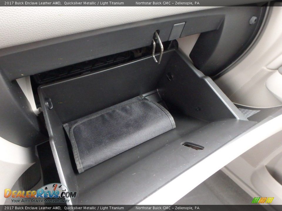 2017 Buick Enclave Leather AWD Quicksilver Metallic / Light Titanium Photo #29