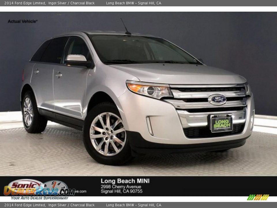 2014 Ford Edge Limited Ingot Silver / Charcoal Black Photo #1