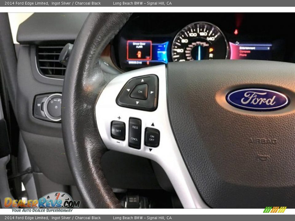 2014 Ford Edge Limited Ingot Silver / Charcoal Black Photo #14