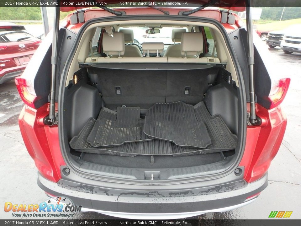 2017 Honda CR-V EX-L AWD Molten Lava Pearl / Ivory Photo #11