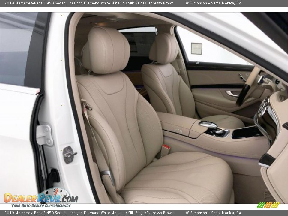 2019 Mercedes-Benz S 450 Sedan designo Diamond White Metallic / Silk Beige/Espresso Brown Photo #5