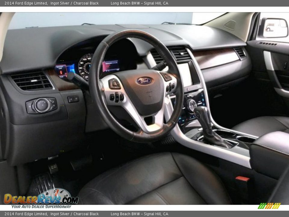 2014 Ford Edge Limited Ingot Silver / Charcoal Black Photo #17