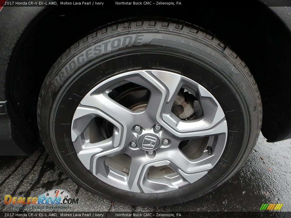 2017 Honda CR-V EX-L AWD Molten Lava Pearl / Ivory Photo #15