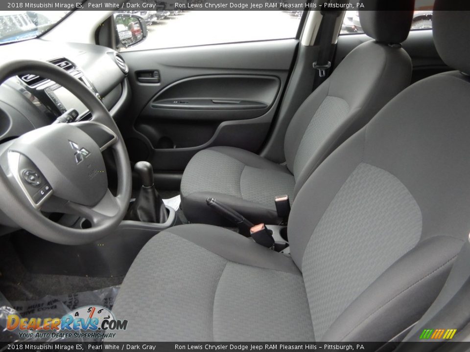 Front Seat of 2018 Mitsubishi Mirage ES Photo #11
