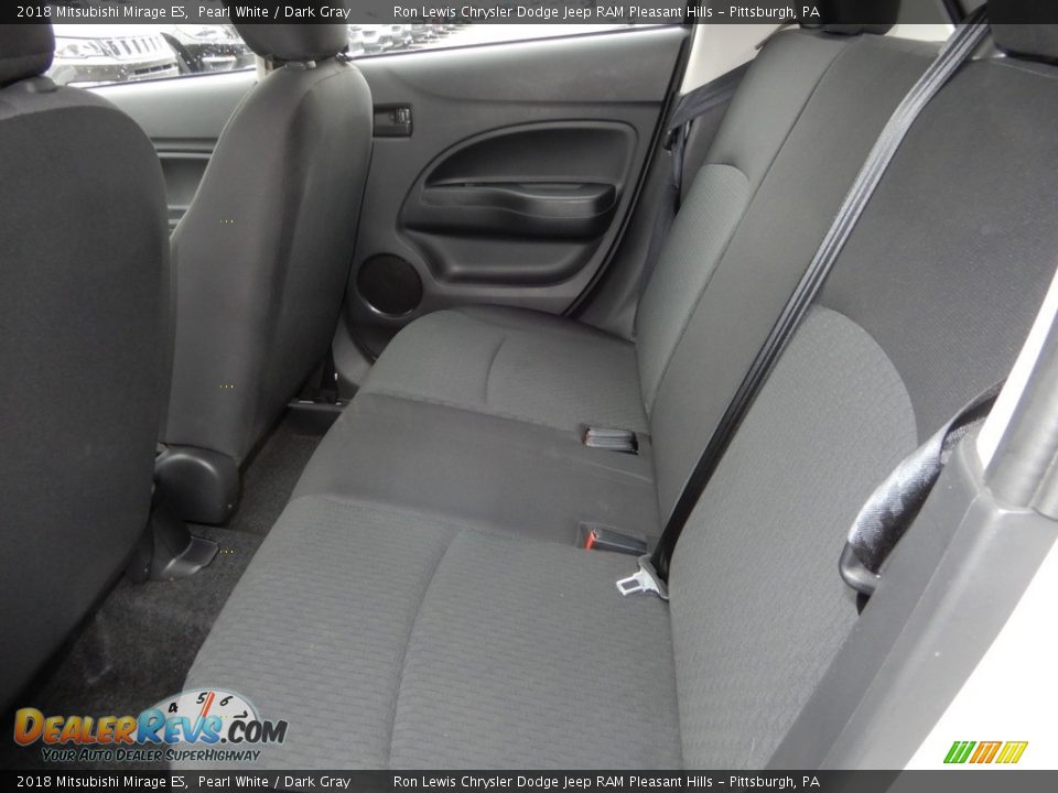 Rear Seat of 2018 Mitsubishi Mirage ES Photo #12