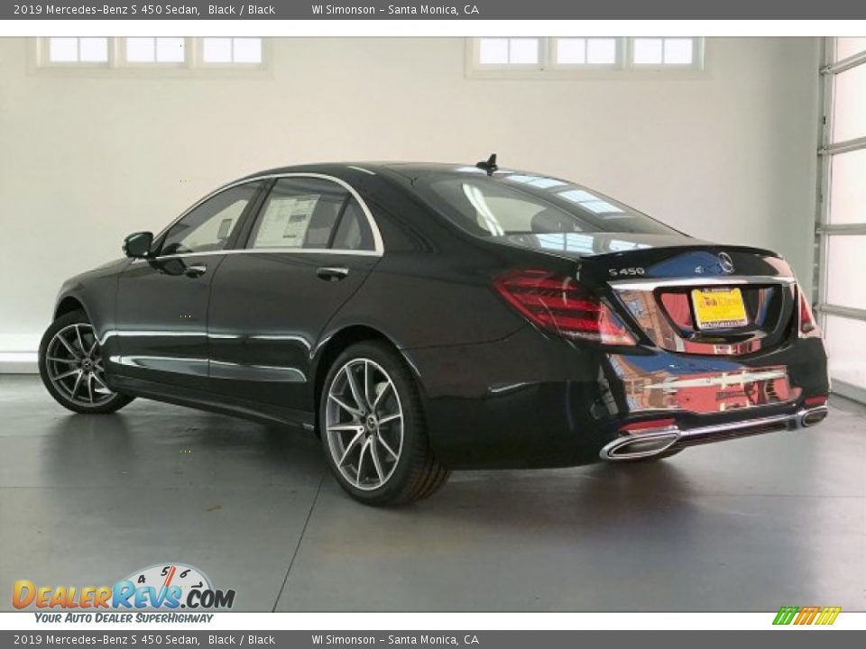 2019 Mercedes-Benz S 450 Sedan Black / Black Photo #2
