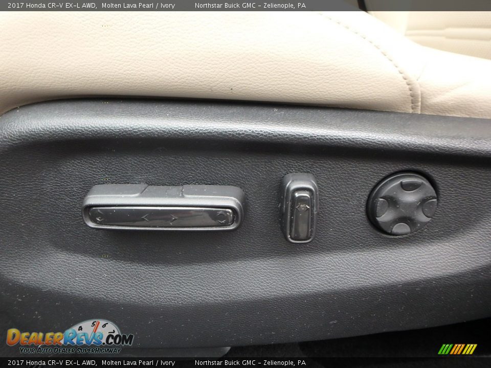2017 Honda CR-V EX-L AWD Molten Lava Pearl / Ivory Photo #18