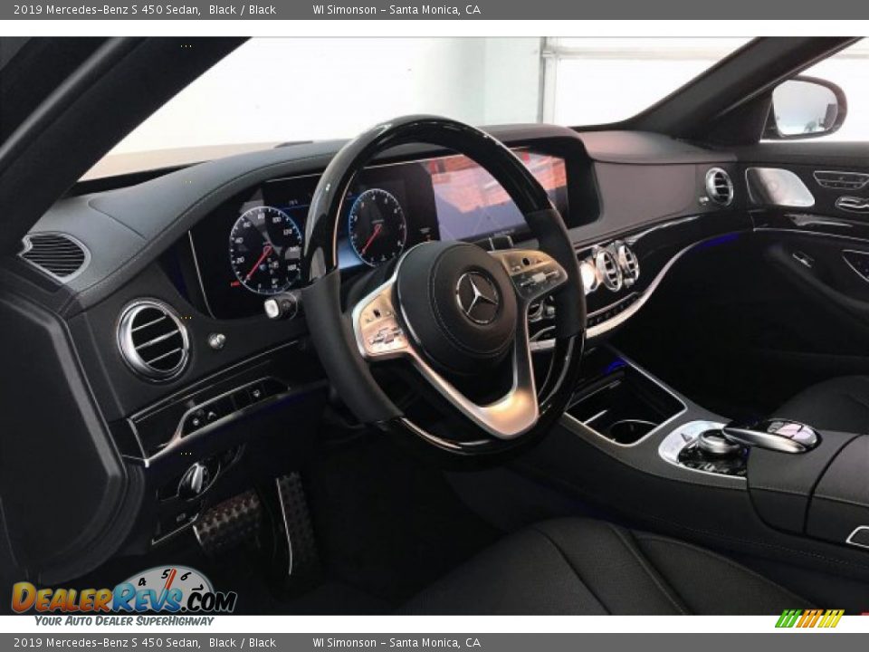 2019 Mercedes-Benz S 450 Sedan Black / Black Photo #4