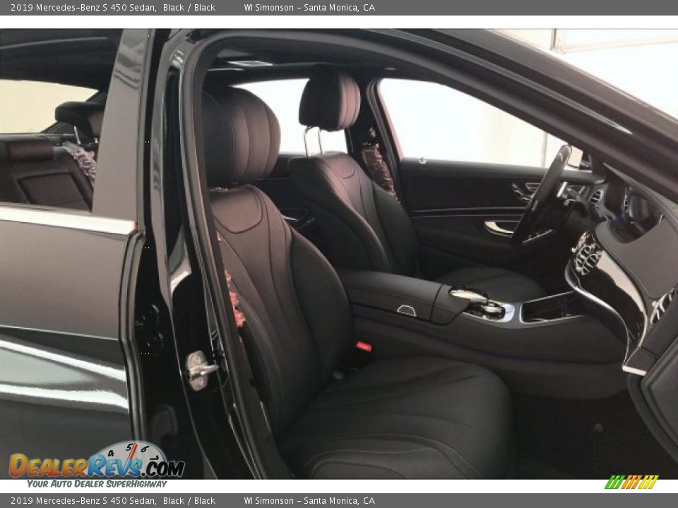 2019 Mercedes-Benz S 450 Sedan Black / Black Photo #5