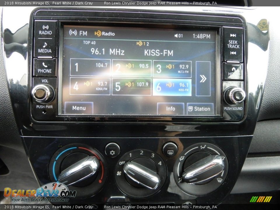 Controls of 2018 Mitsubishi Mirage ES Photo #19