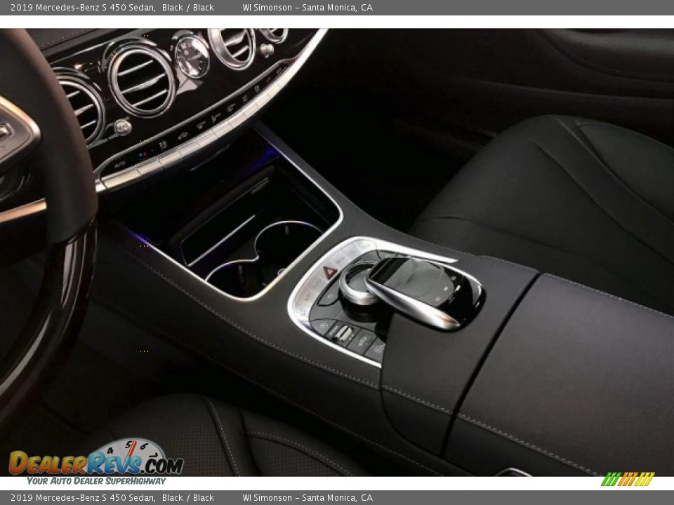 2019 Mercedes-Benz S 450 Sedan Black / Black Photo #7