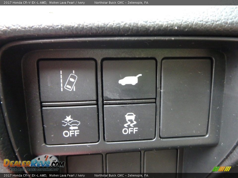 2017 Honda CR-V EX-L AWD Molten Lava Pearl / Ivory Photo #24