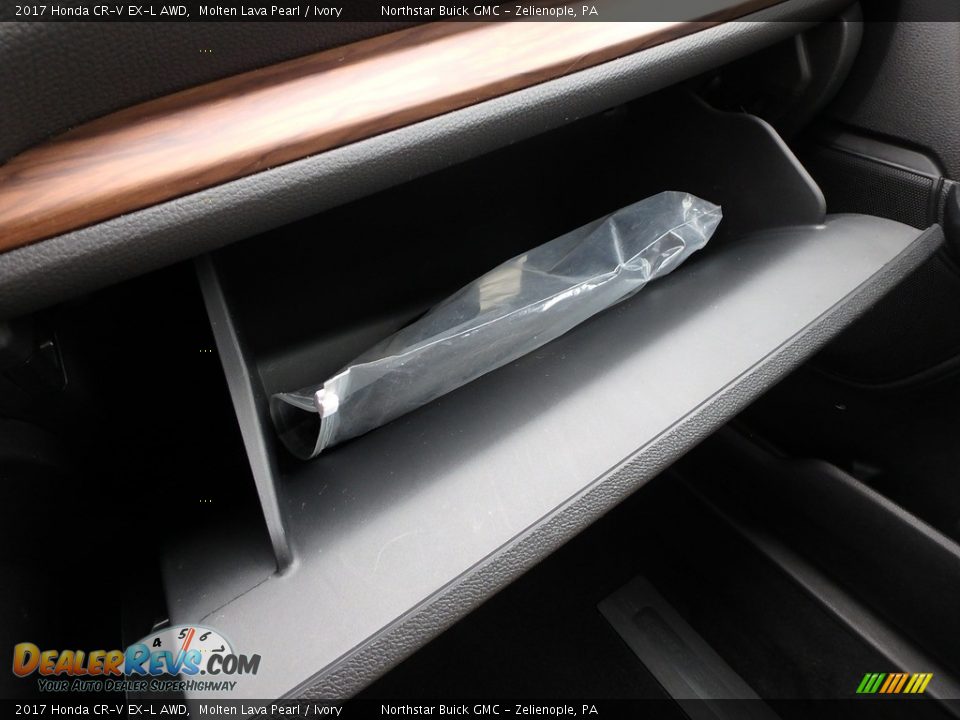 2017 Honda CR-V EX-L AWD Molten Lava Pearl / Ivory Photo #29