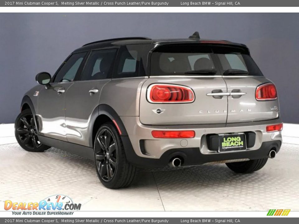 2017 Mini Clubman Cooper S Melting Silver Metallic / Cross Punch Leather/Pure Burgundy Photo #10