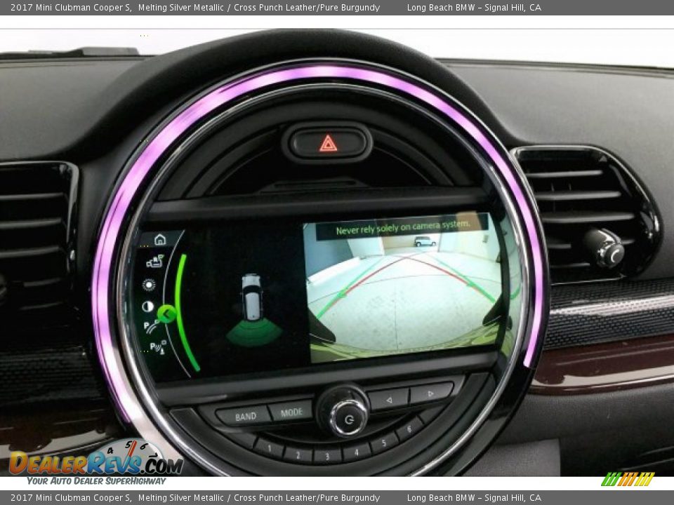 2017 Mini Clubman Cooper S Melting Silver Metallic / Cross Punch Leather/Pure Burgundy Photo #13