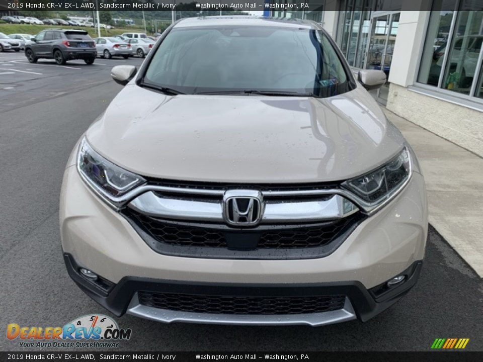 2019 Honda CR-V EX-L AWD Sandstorm Metallic / Ivory Photo #3