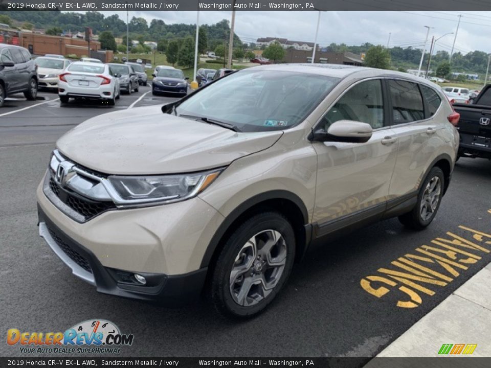 2019 Honda CR-V EX-L AWD Sandstorm Metallic / Ivory Photo #4