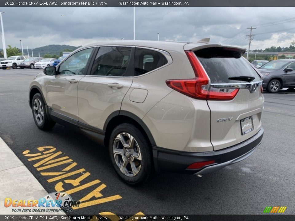 2019 Honda CR-V EX-L AWD Sandstorm Metallic / Ivory Photo #5