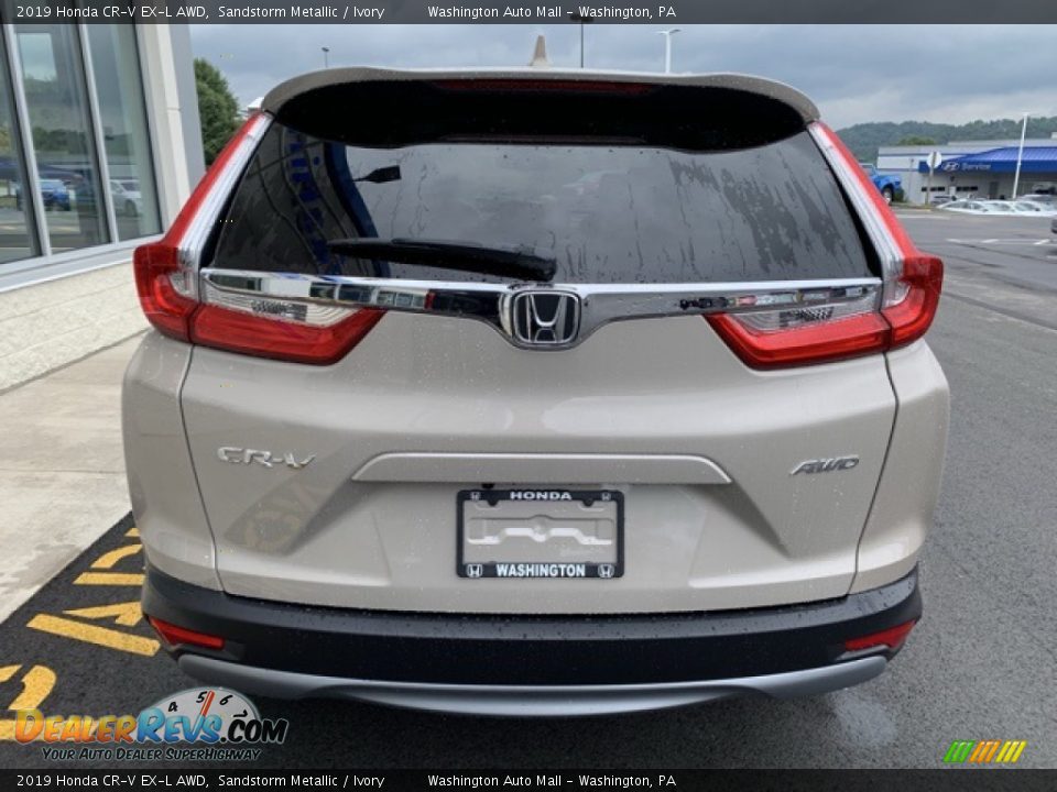2019 Honda CR-V EX-L AWD Sandstorm Metallic / Ivory Photo #6