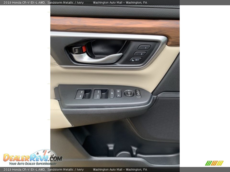 2019 Honda CR-V EX-L AWD Sandstorm Metallic / Ivory Photo #11