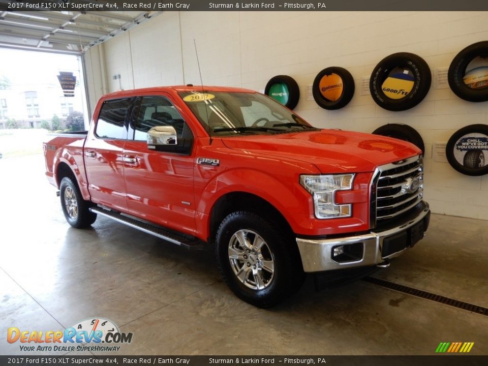 2017 Ford F150 XLT SuperCrew 4x4 Race Red / Earth Gray Photo #1